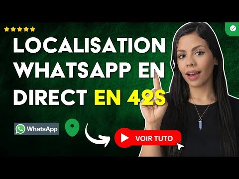 Comment Envoyer LOCALISATION en TEMPS RÉEL par WHATSAPP sur ANDROID et iPHONE en 42 S
