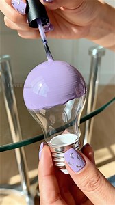 DIY Colored Light Bulb Hack Using Nail Polish! #DIY #lighting #hack | Paul Vu Tv