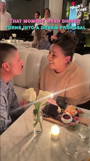 Birthday Dinner Turns into SURPRISE Proposal! 💍🎉 || Heartsome