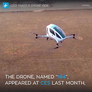 97K views · 1.9K reactions | If you were a CEO of drone company, would you be the first to test pilot your personal drone? The CEO of EHANG did. | Digital Trends | Facebook