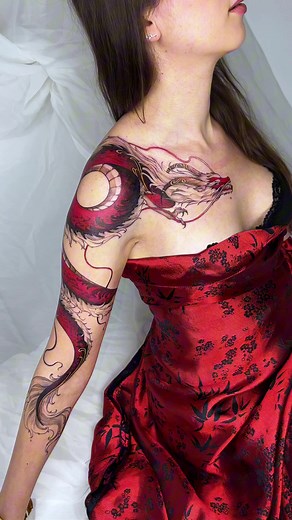 Golden Dragon Tattoo Inspiration