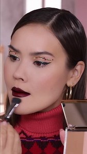 4.3K views · 127 reactions | * @fentybeauty eyeshadow primer & Trophywife liner * @morphebrushes x @mannymua733 palette * @thebalm schwing liner * @urbandecaycosmetics razor sharp liner & heavy metal liner * @bornprettystore rhinestones * @colourpopcosmetics x @iambeckyg lip liner & liquid lip in Payasa + Arriba by @iluvsarahii #fentybeauty #urbandecay #christmasmakeup #holidaylook #colourpop #morphe #holidaymakeup #euphoriamakeup | Maryam Maquillage | Facebook