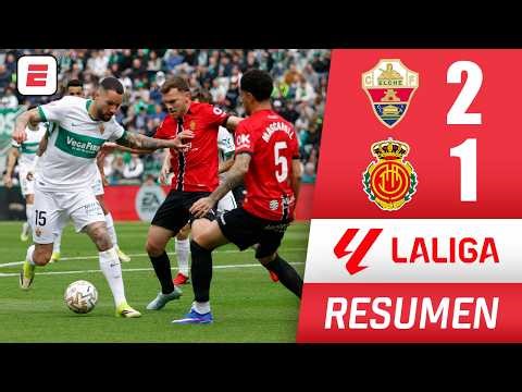 Elche came from behind to beat Mallorca 2-1 and are now out of the relegation zone | La Liga