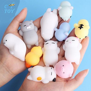 Squishy ของเล่นสัตว์น่ารัก,ของเล่นคลายเครียดบีบ Mochi ไรซิ่ง Abreact นุ่มเหนียวของเล่นคลายเครียดของขวัญตลก5ชิ้นของขวัญสำหรับเด็ก ef toy | Lazada.co.th