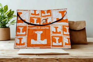 University of Tennessee Quilted Clutch - Etsy Australia