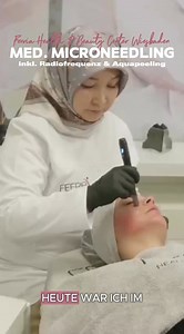 🌟 EXKLUSIVES ANGEBOT IN WIESBADEN: MEDIZINISCHES MICRONEEDLING INKL. RADIOFREQUENZ UND AQUAPEELING! 🌟 Erlebe die ultimative Kombination aus drei hochwirksamen Behandlungen – medizinisches Microneedling, Radiofrequenz und Aquapeeling – für straffe, glatte und makellose Haut! Diese innovative Methode vereint porentiefe Reinigung, gezielte Hautstraffung und intensive Regeneration, um deinem Teint ein jugendliches Strahlen zu verleihen. Perfekt für dich, wenn du Hautprobleme wie Fältchen, Narben, 