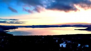 2.7K views · 232 reactions | "Everywhere you go, light follows..." Watch the snowcats dance on Slide Mountain at Mt. Rose - Ski Tahoe as the sun goes down along with a Lake Tahoe sunset in this Adventures With Jeff Martinez Thanks for watching! #sierra #snowcat | Adventures With Jeff Martinez | Facebook