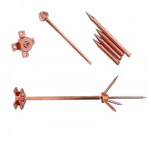 [Hot Item] Protect Electrical Equipment Pure Copper Lightning Rod Kit for Industrial Buildings