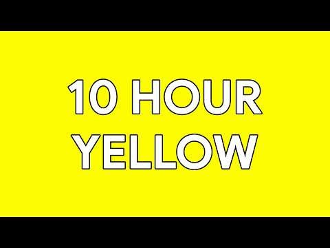 10 Hours Ambient Yellow Screen • Relax • Screensaver [4K]