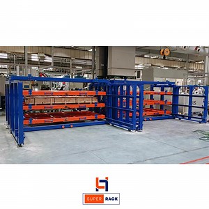 [Hot Item] Automated Roll out Sheet Metal Rack Steel Plate Storage Racks for Factory
