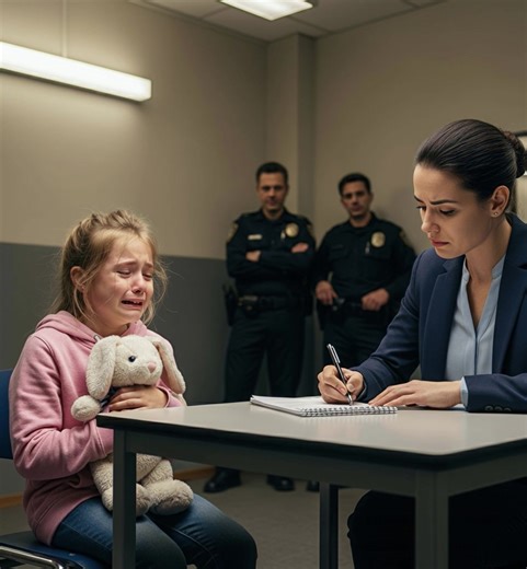La petite fille fondit en larmes : « Il a promis que ça ne ferait pas mal… » et la vérité fit frémir les policiers… La petite fille fondit en larmes : « Il a promis que ça ne ferait pas mal… » L’inspectrice Laura Mitchell se figea, son bloc-notes glissant légèrement dans sa main. La déclaration, à peine audible à travers les sanglots, résonna dans l’air comme un écho glacial. Dans la salle d’interrogatoire exiguë, les policiers échangèrent des regards inquiets. Même le sergent chevronné qui se t