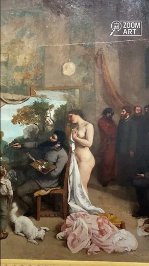 Courbet’s Studio — A World Inside a Painting #Courbet #ThePaintersStudio #realism