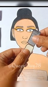 55K views · 883 reactions | Make-up Pengantin Bali ‍♀️ #QueenPlay28 #makeuppaper #paperplay #paperdiy #mainankertas #pengantinbali #drawing #papercraft | QueenPlay28 | Facebook