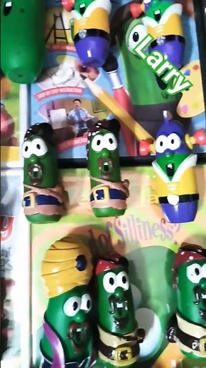 My Larry Figures/ PVCs 🥒 #veggietales #toys