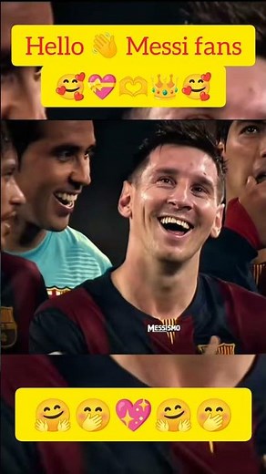 hello Messi fans 🥰🤗...