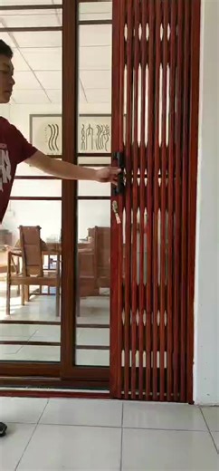 Supplier Safety Retractable Security Grill Gate Aluminum Burglar Proof windows and Doors