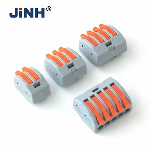 [Hot Item] Compact Splicing Connector 222-414 Push in Quick Connector Lever Nut connector for LED Light