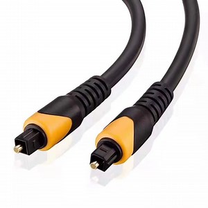 [Hot Item] Dual color Moulded Plastic Fiber Optic Audio Toslink Cable