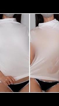 Dry vs Wet White T-shirt Transparent Haul