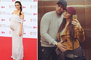 Jennifer Metcalfe gives birth to first baby with boyfriend Greg Lake by her side