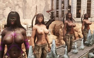 Conan Exiles, thrall farming, Busty, Boobs, breast expansion, huge boob, big tits, silicone