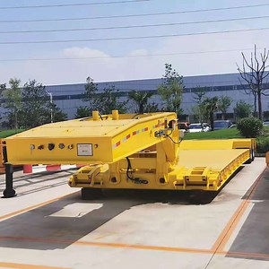 [Hot Item] Swan Neck Drop Deck Semi Trailer for Sale