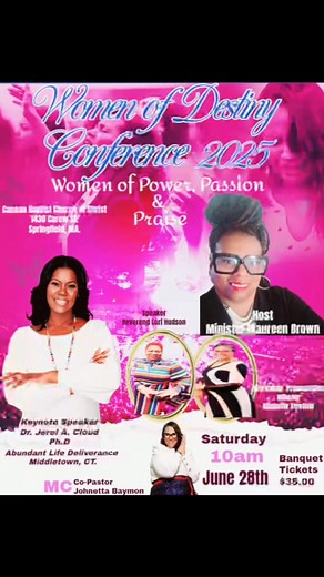 Women Conference June 28th Canaan Baptist Church in Christ | Maureen Brown