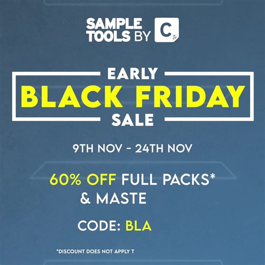 Time is running out – only 72 hours left on our Early Black Friday sale on the Sample Tools by Cr2 website.  Unlock a superb 60% off on all sample packs and mastering services by using the code. 螺 Use code: BLACK60 Head over to our website today  https://sampletoolsbycr2.com | Sample Tools by Cr2 | Facebook