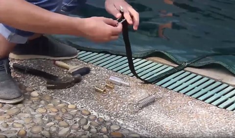 Pool Safety Cover for Round Pool 33ft/30ft/28ft/26ft/24ft/22ft/18ft/15ft/12ft/10ft/5ft, Winter Swimming Pool Protector Covers Green Mesh with All Hardware for Inground Pool/Hot Tub(13ft/4m)