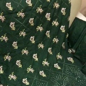 *MARIA. B CHIFFLI COLLECTION 2021* *COLOR:GREEN* *Fabric:Cotton* -Front Chiffli Embroidered with Attached Pulse And Attached -Daman Tussels -Back Chiffli Embroidered -Sleeve Chiffli Embroidered -Trouser plain Dyed With Embroidered Patch Dupatta -Dupatta Chiffon Emvroidered With Cutwork Border And Attached Pulses *Jazāk Allāhu Khayran (جزاك اللهُ خيرًا)* | Jstore Premium | Facebook