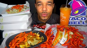 11K views · 109 reactions | *BIG BITES* ASMR TACO BELL *Flamin' HOT Cheetos / MUKBANG / CHALLENGE Eating Show *No Talking* #TacoBell #HotCheetos #Mukbang #ASMR #Challenge #BigBites #EatingShow #Jerry | The LaVigne Life | Facebook
