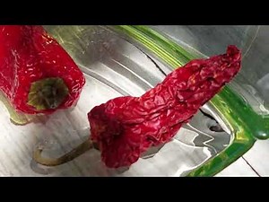 Cum se face paprica/ How to make sweet paprika