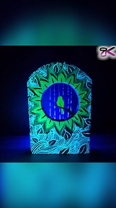 Stunning Styrofoam Waterfall 💦✨ #diy #fountain #handmade | RusticKraft