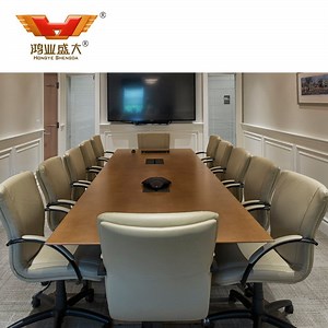 [Hot Item] Modern Simple Wooden Design Square Conference Table