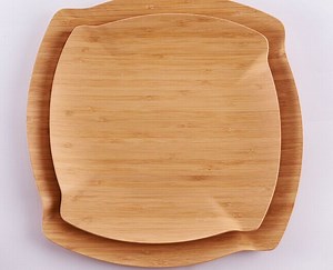 [Hot Item] Bamboo Tray & Bamboo Plate & Kitchenware & Food Container & Dinner Set & Fruit Bowl & Tray for Kitchenware