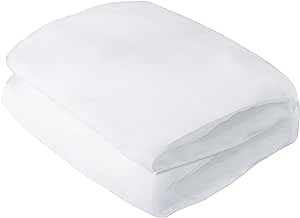 Bug Netting for Gardening, 4x32ft Mosquito Insect Bird Barrier Net Screen for Garden Vegetable Raised Beds, Plant Row Cover Garden White Mesh Net for Protecting Crops, Fruit, Flower, Trees