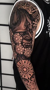 Sleeve In Progress! ⚙️ Salamat sa tiwala sir Thom kitakits sa susunod na session ingat sa flight! #tattoolife #tattooideas #geometric #geometry #dotworktattoo #reelstrending #reelsfypシ #maticinktattoo #reelsviralシfb #hanyamasktattoo #trusttheprocess #sleeveinprogress | Boybie A. Matic