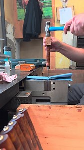 Sometimes you need a 🔨 to make a 🔪 See and hear the different techniques 🎶👌 | Helle Knives