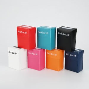 [Hot Item] PP Plastic Large Capacity Trading Card Deck Box Standard Size Game Card Storage Box for Tcg