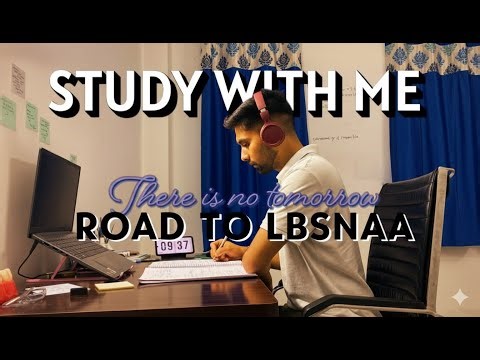 STUDY WITH ME, THERE IS NO TOMORROW (real time/real sound) (Portrait)