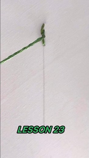 Stem Stitch , outline stitch Tutorial | Hand Embroidery for Beginners #23