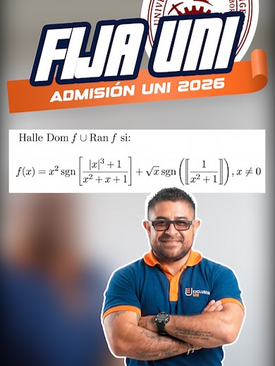Dominio y rango de f(x)=x²·sign(...) — Ejemplo resuelto