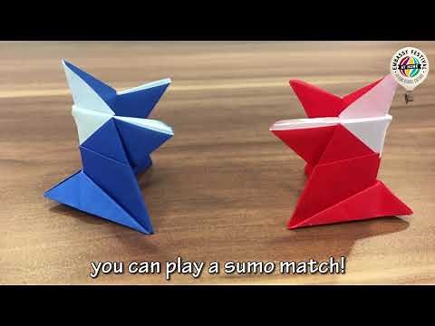 How to create a Japanese sumo wrestler with origami | Embassy Festival 2020