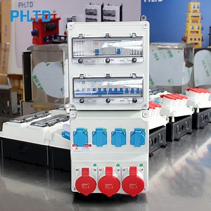 [Hot Item] Phltd High Quality Plastic Electrical Equipmentpower Supply Distribution Box Electrical Cabinet Power Distribution Box 3 Phase