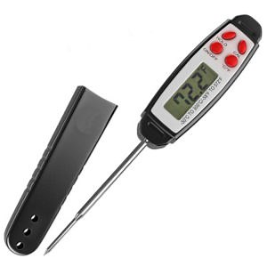 [Hot Item] LCD Digital BBQ Roasting Griller Thermometer Super Long Probe Instant Read Kitchen Thermometer Splash Proof Design Bl13891