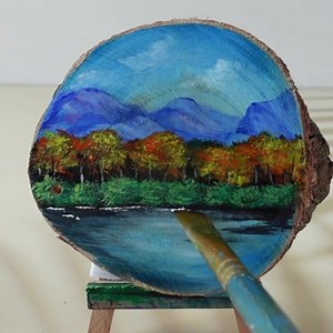 13K views · 158 reactions | Acrylic Painting on Wood / Acrylic painting for Beginners | Painting Skills | Facebook