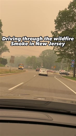 2.2K views · 75 reactions | Wildfire smoke is reducing visibility when driving. This is crazy! | Shifting Lanes | Facebook