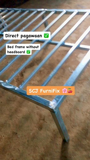 BED FRAME WITHOUT HEADBOARD 🤎 DM FOR INTERESTED ✨#bedframe #Bedroomfurniture #scjfurnifix #heavyduty | SCJ Furni-FIX