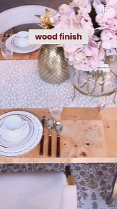 8.8K views · 22 reactions | Serve up style (and your favorite foods) on our Jax Dining Table: a true feast for the eyes with it's burlwood design, squared off edges, and room for up to 6 dinner guests  #ballarddesigns #diningroomtable #tablesetting #burlwood #diningtable | Ballard Designs | Facebook