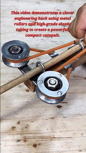 Building a High-Velocity Catapult with Metal Rollers